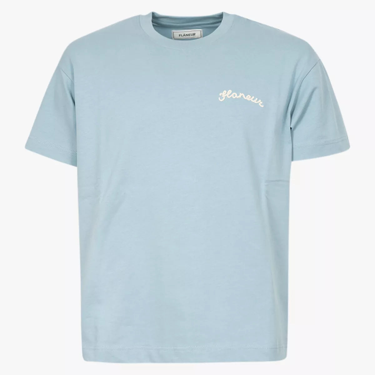 Flaneur T-shirt lichtblauw | Signature