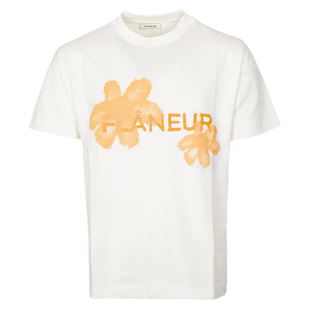 Flaneur T-shirt off-white | Floral Watercolor