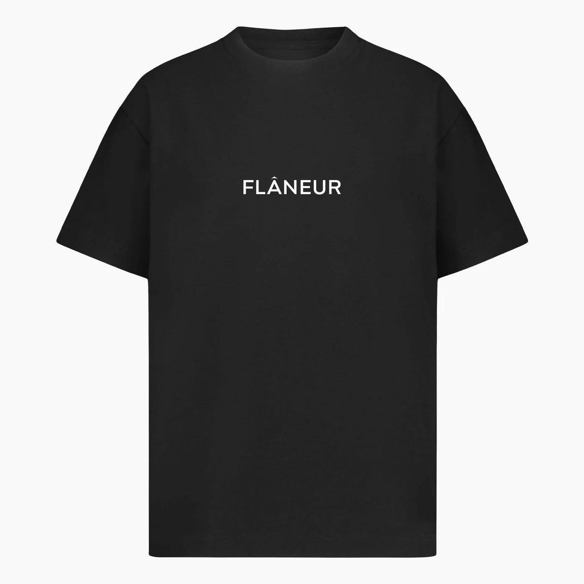 Flaneur T-shirt zwart | Box Logo