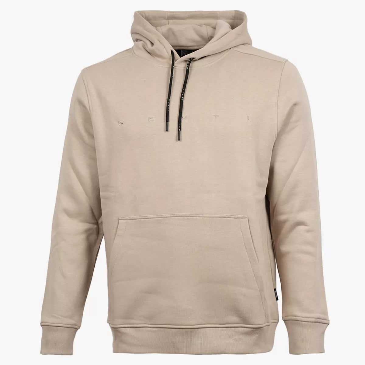 Genti Hoodie Beige | Logo Hoodie