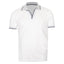 Gran Sasso Polo wit met blauwe accenten