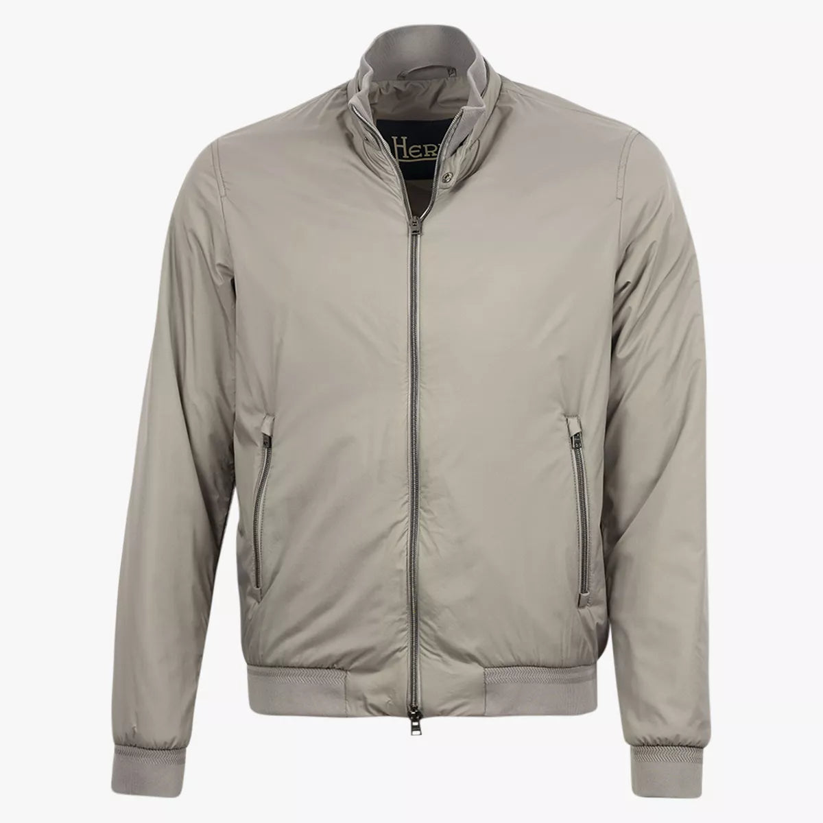 Herno Bomber Jack Taupe | Sustainable Garment