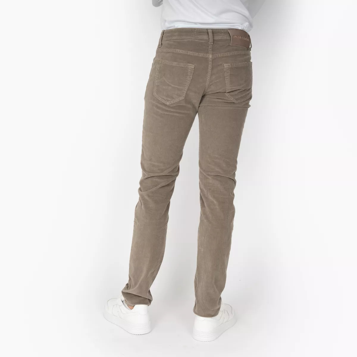 Jacob Cohen Chino Corduroy Taupe | Nick Slim