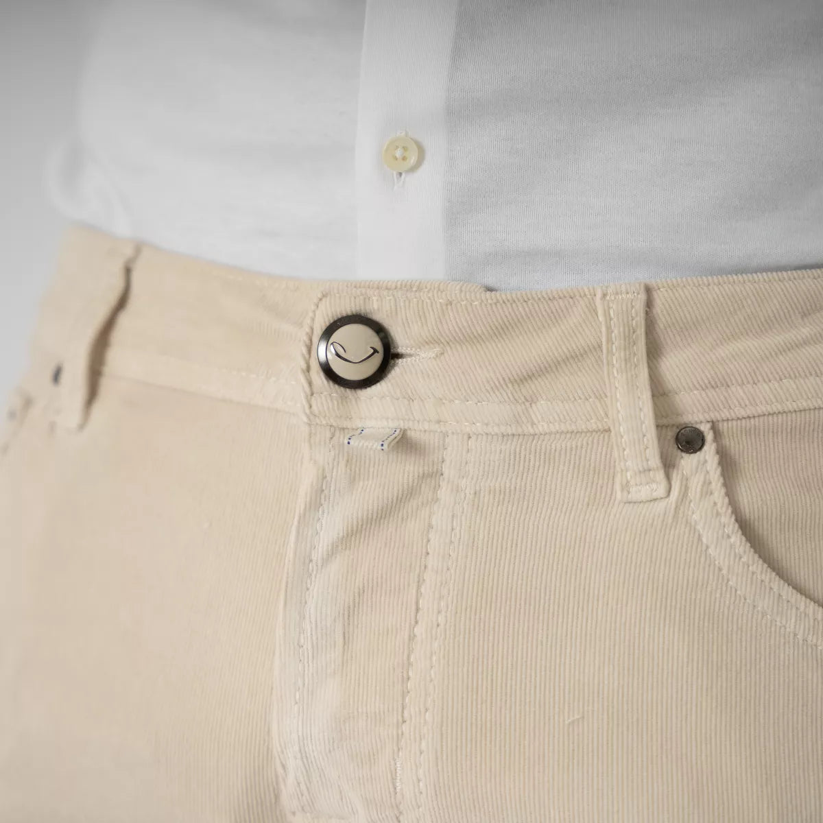 Jacob Cohen Chino Corduroy Zand | Nick Slim