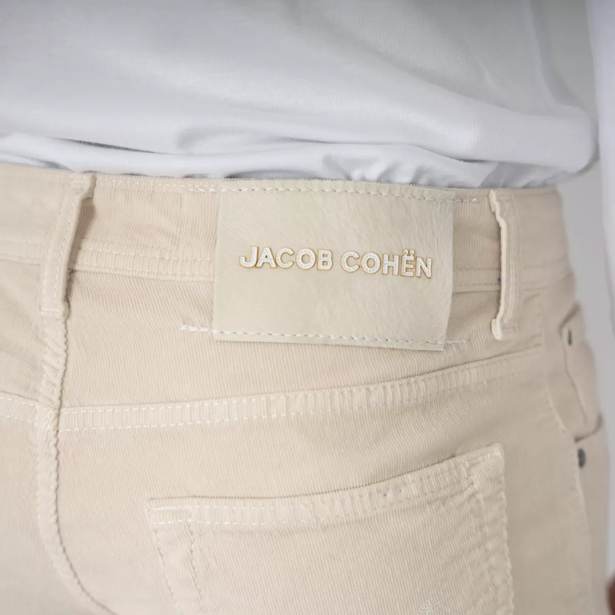 Jacob Cohen Chino Corduroy Zand | Nick Slim