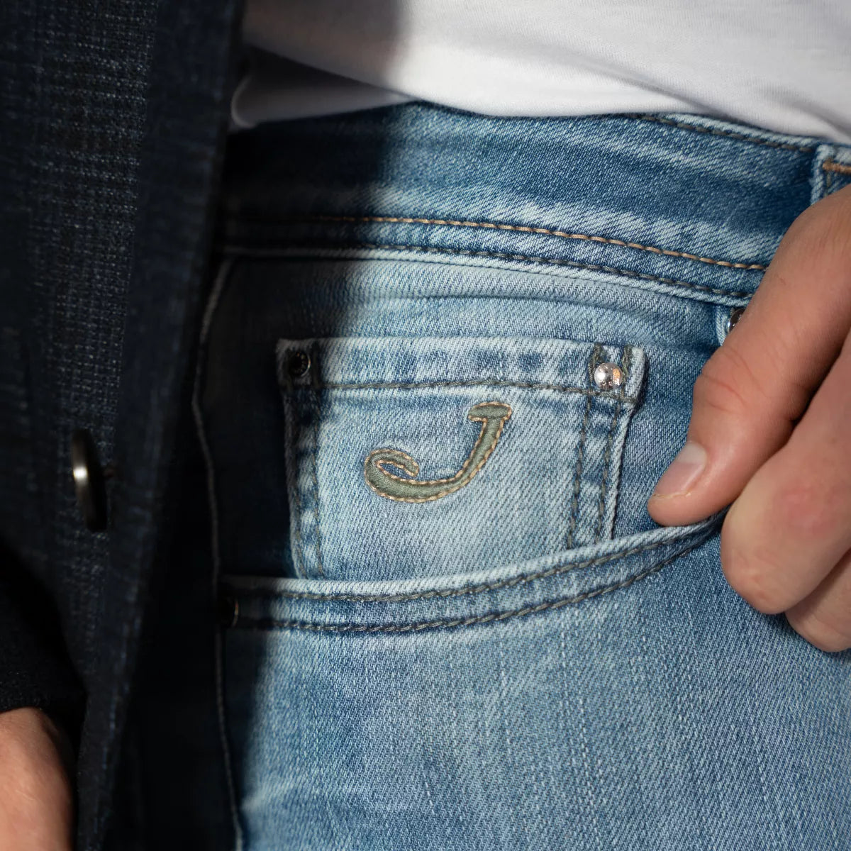 Jacob Cohen Jeans Lichtblauw | Nick Slim