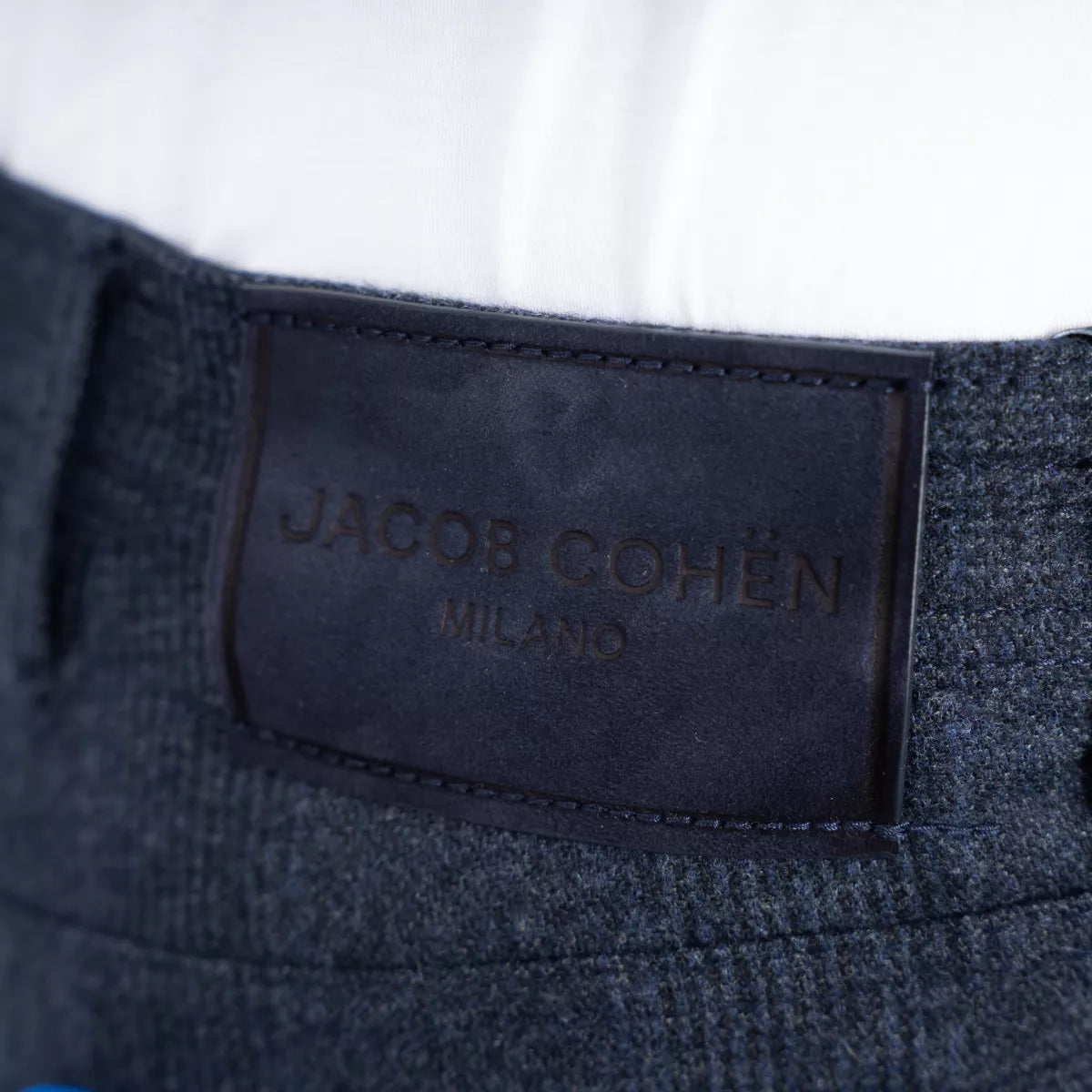 Jacob Cohen Pantalon Donkerblauwe Ruit | Bard