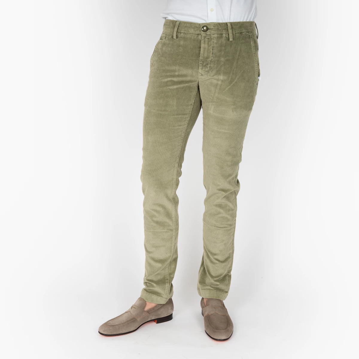 Jacob Cohen Pantalon groen corduroy | Bobby