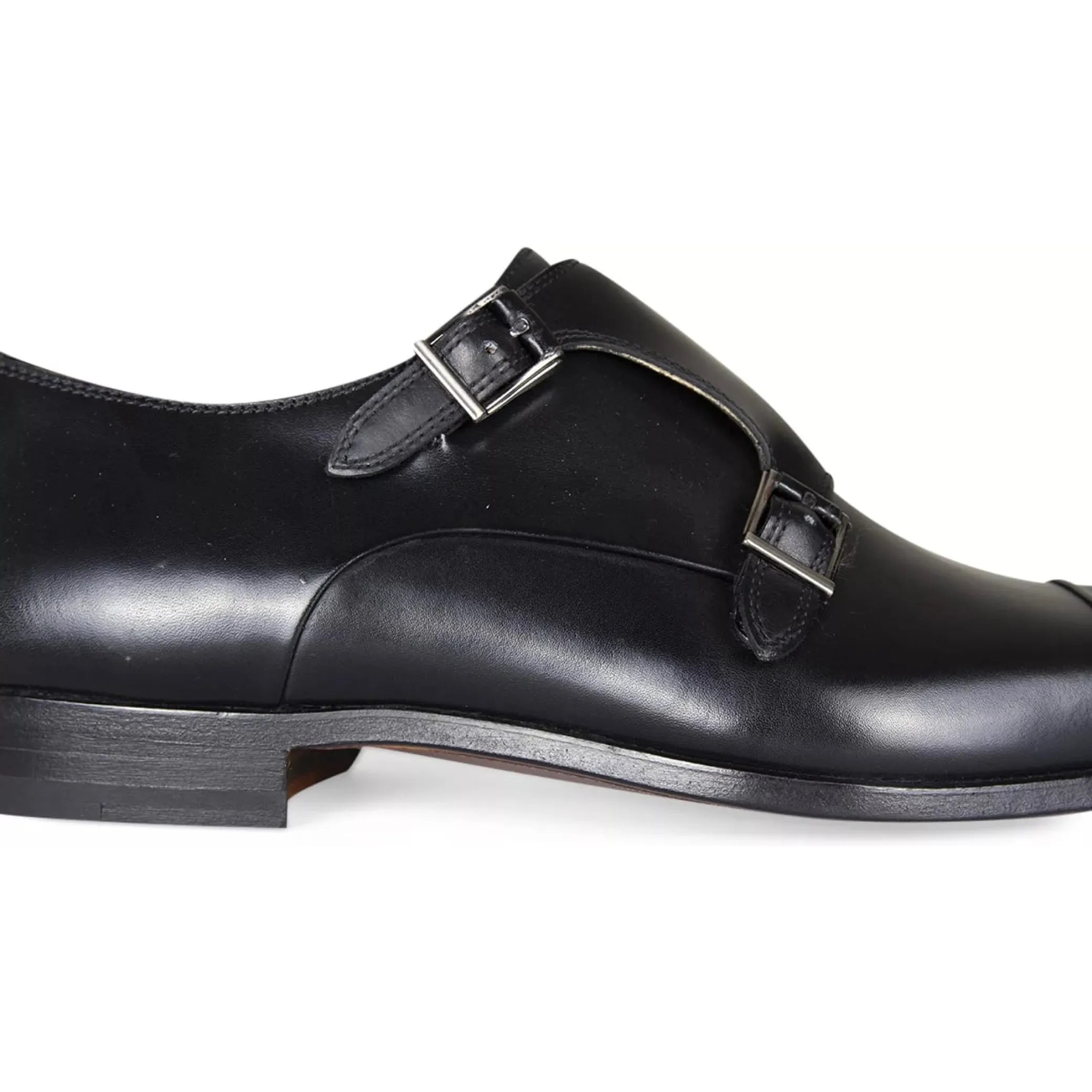 Magnanni Black wind gespschoen zwart