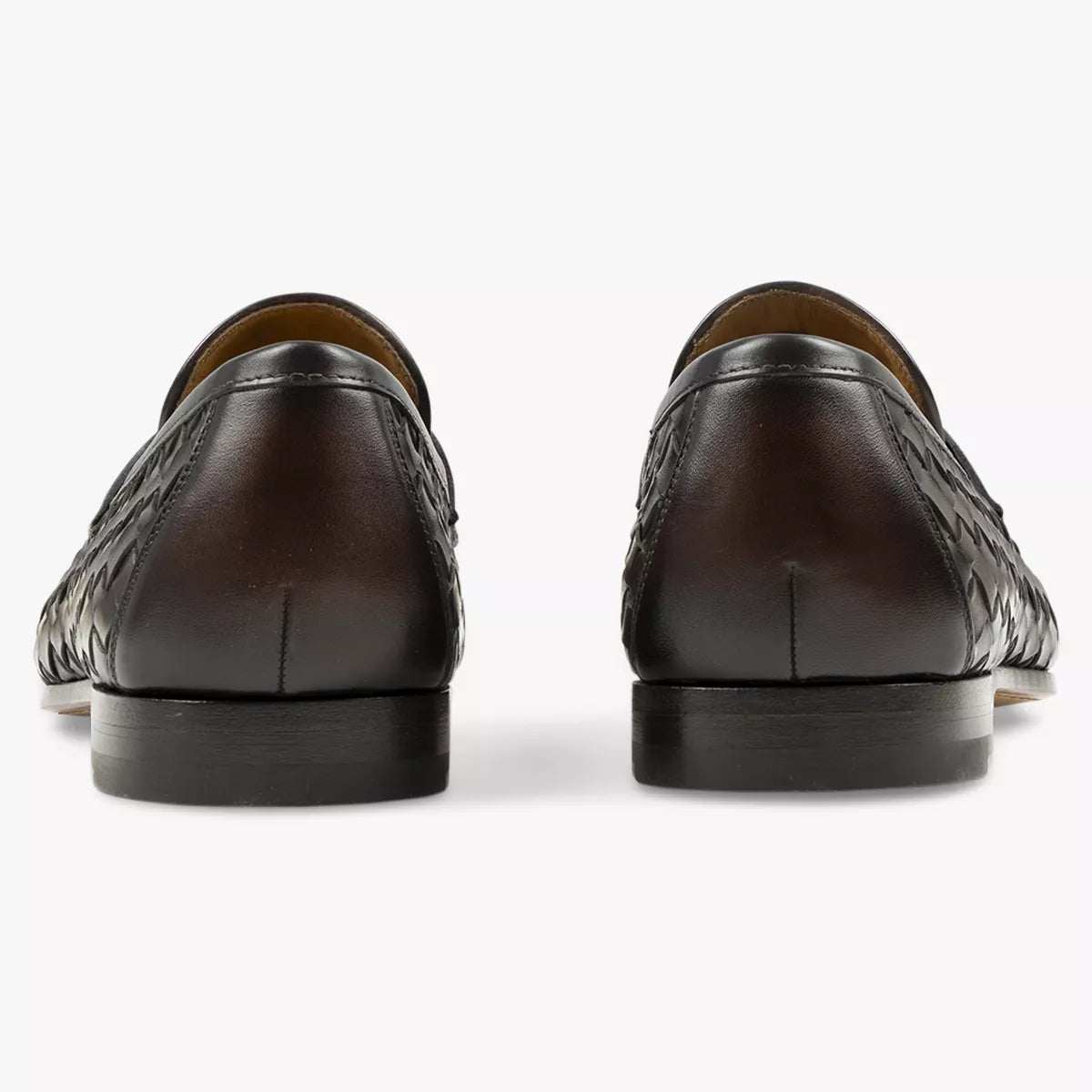 Magnanni Loafer Gevlochten Donkerbruin | Hand-Woven