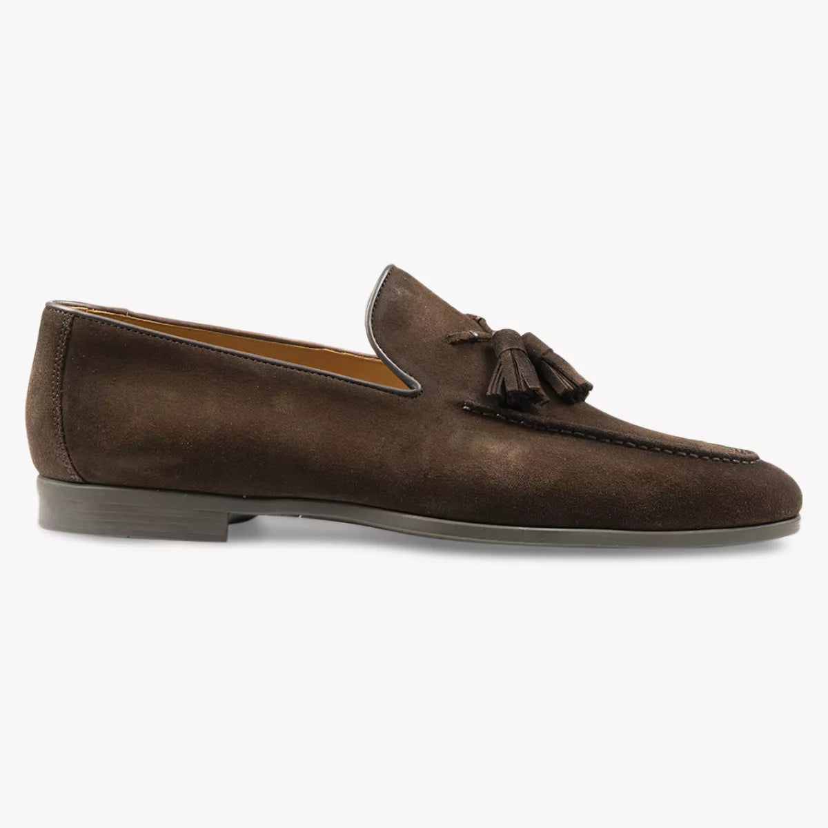 Magnanni Loafer Suede Bruin | Tassel Loafer