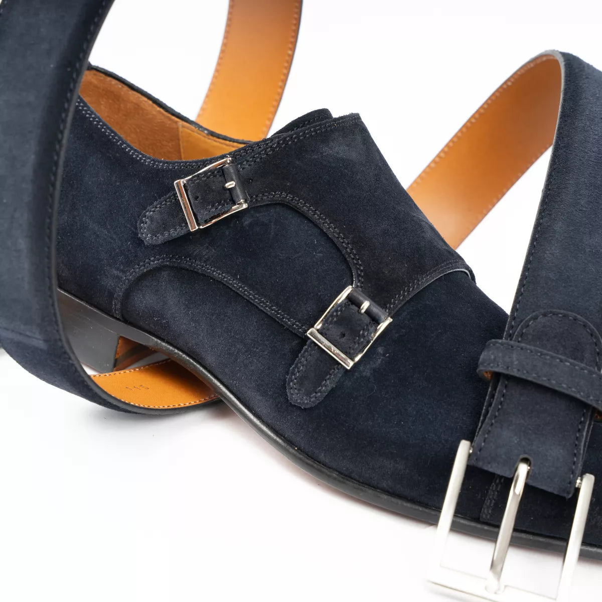 Magnanni Riem Suede Donkerblauw | Crostidifu Azul