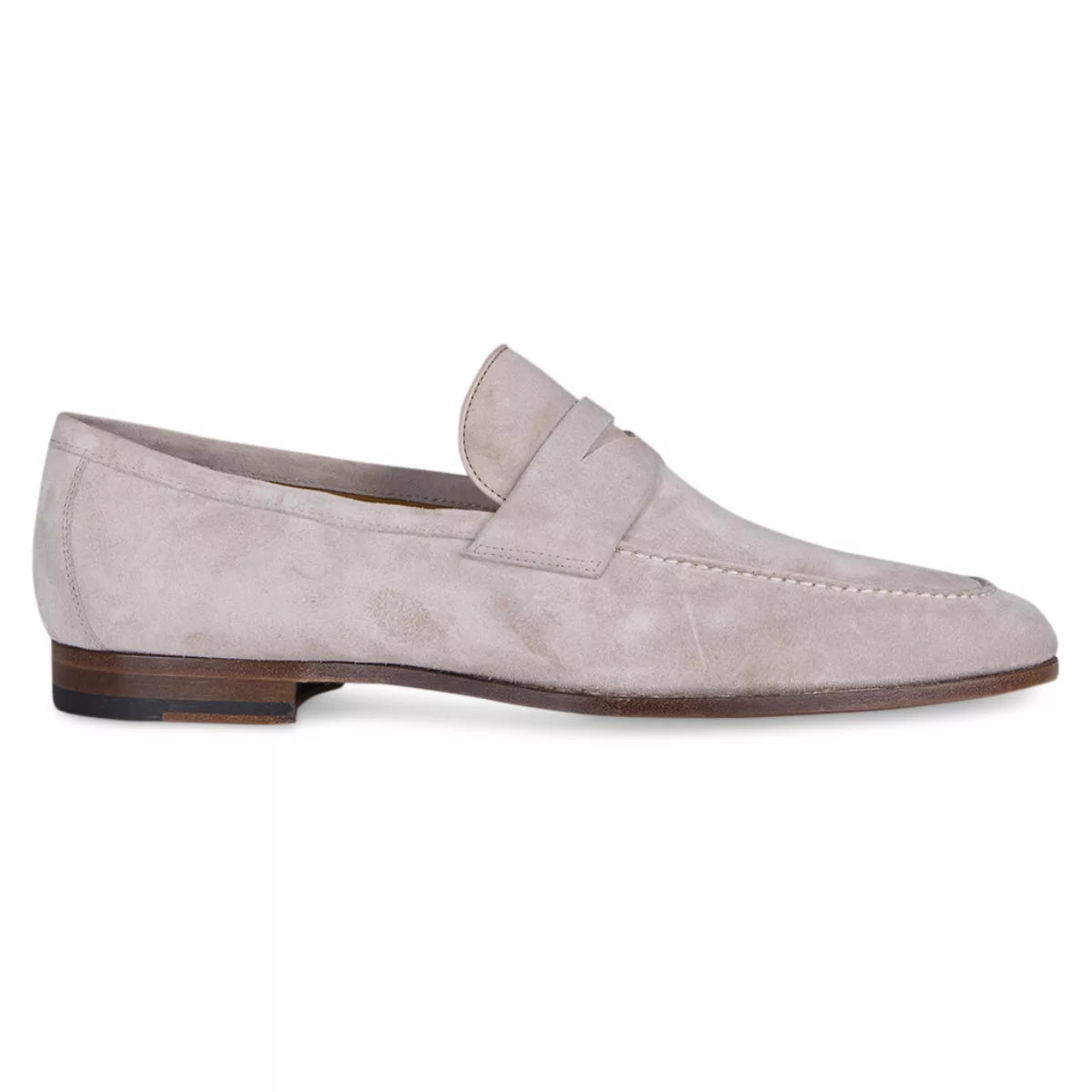 Magnanni loafer licht grijs | cachemire ivory