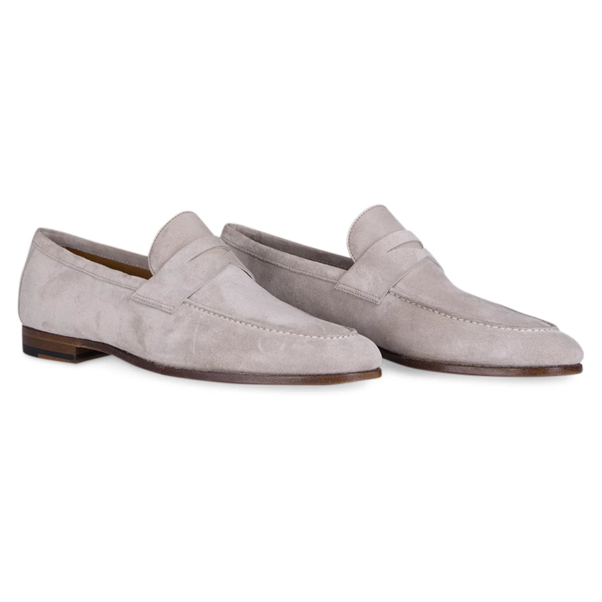 Magnanni loafer licht grijs | cachemire ivory