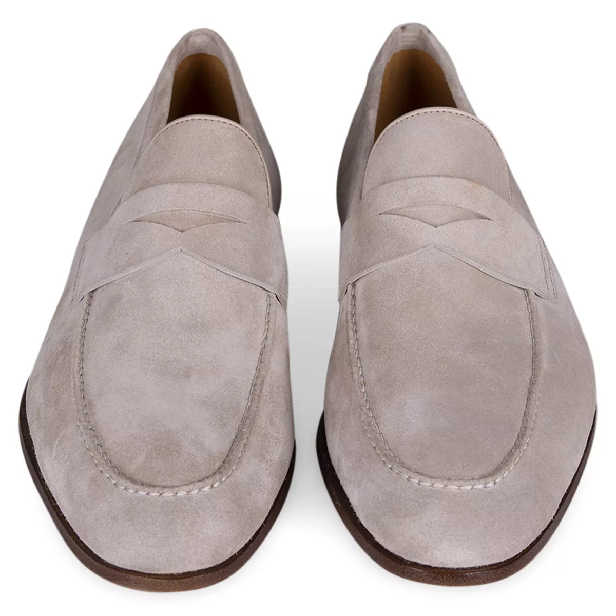 Magnanni loafer licht grijs | cachemire ivory