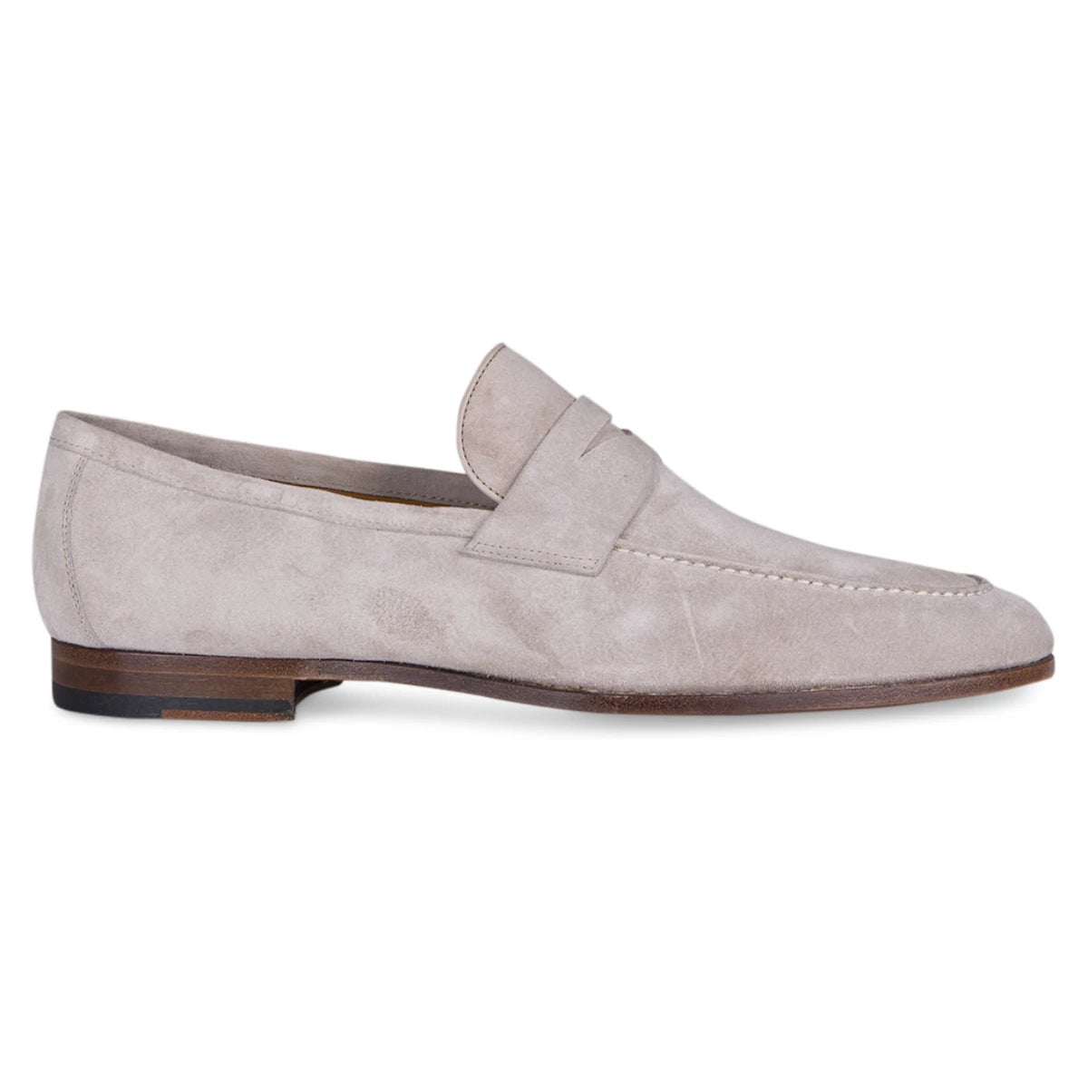 Magnanni loafer licht grijs | cachemire ivory