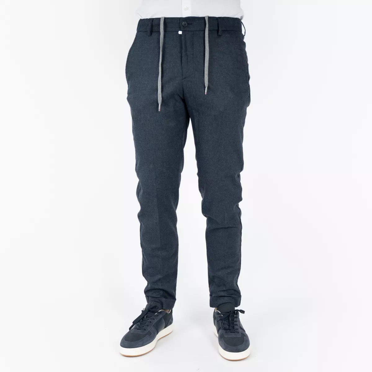 Marco Pescarolo Pantalon blauw | Manu 5029