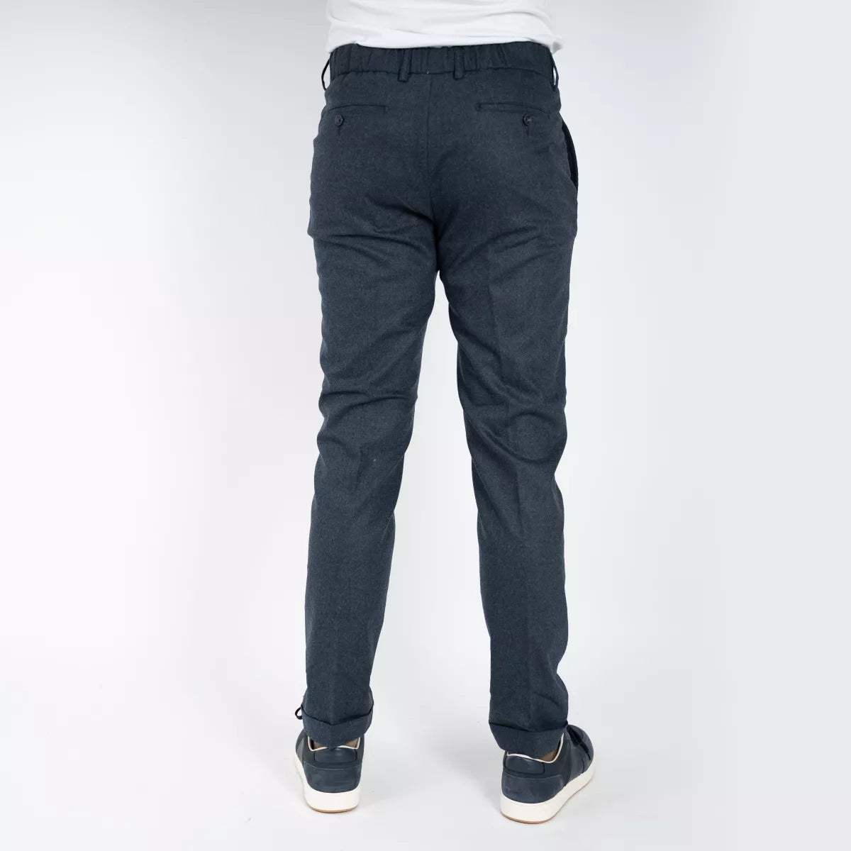 Marco Pescarolo Pantalon blauw | Manu 5029