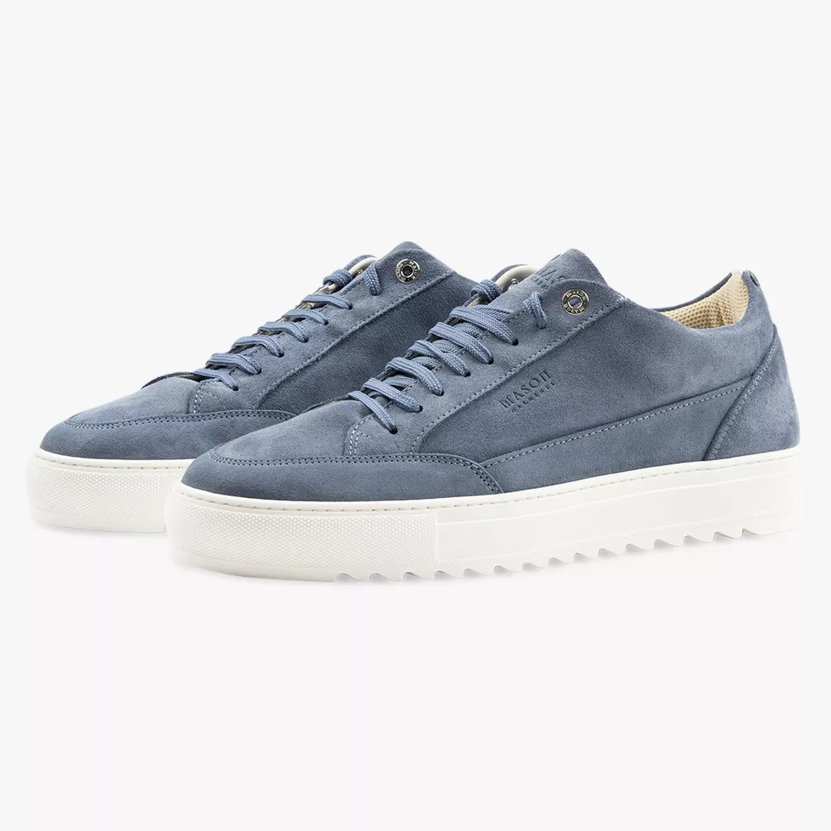 Mason Garments Sneakers Middenblauw | Tia