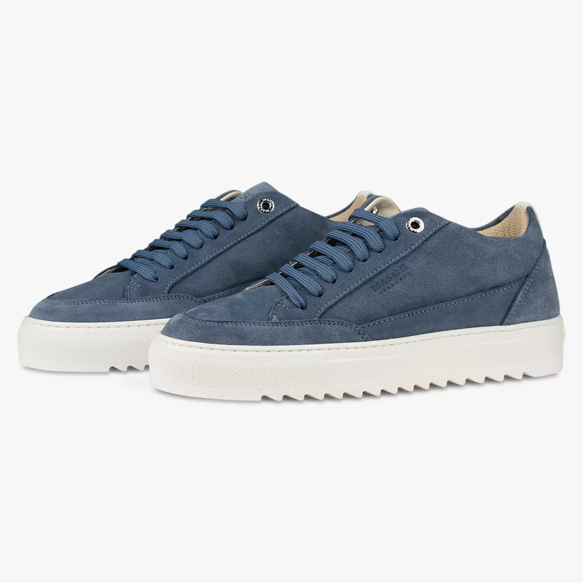 Mason Garments Sneakers Middenblauw | Tia