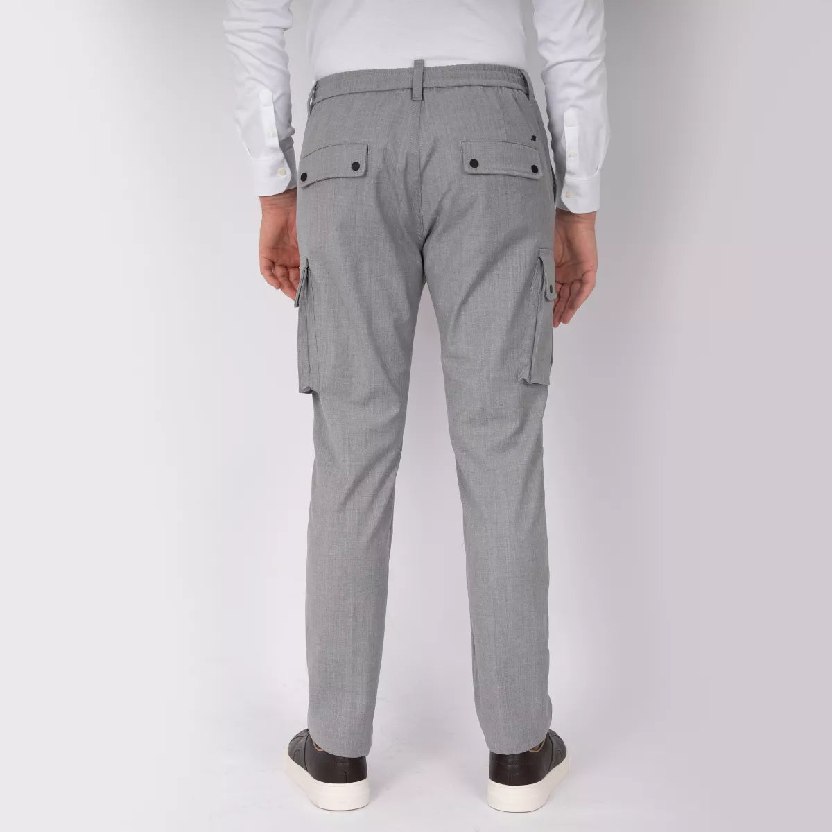 Mason's Chino Cargo Licht Grijs | Milano Jogger