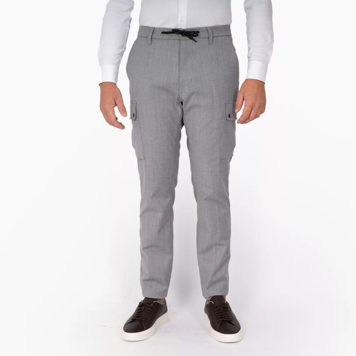 Mason's Chino Cargo Licht Grijs | Milano Jogger