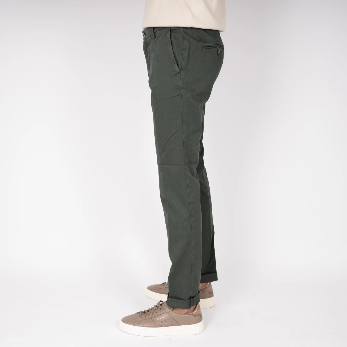 Mason's Chino donkergroen | Milano