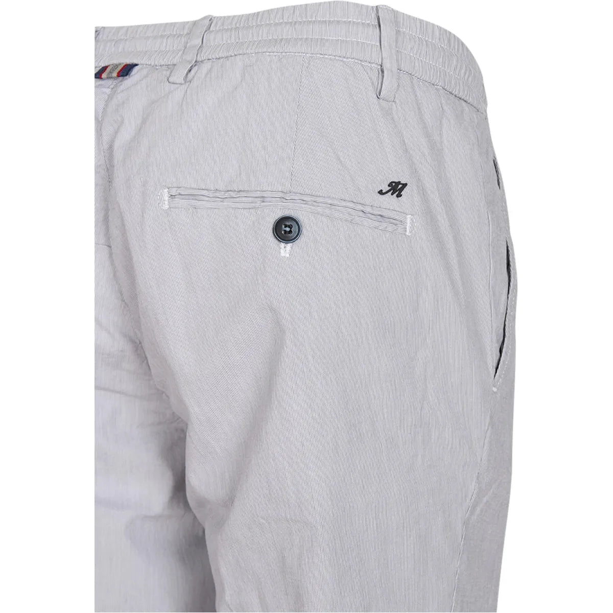 Mason's Milano Chino grijs met wit