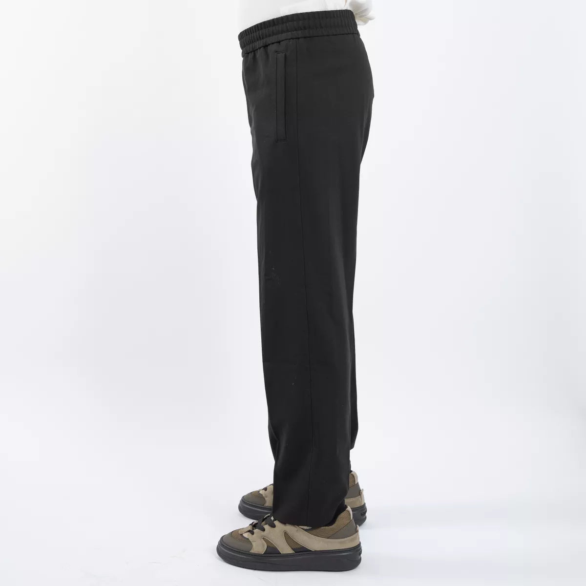 Olaf Broek Zwart | Elasticated Pants