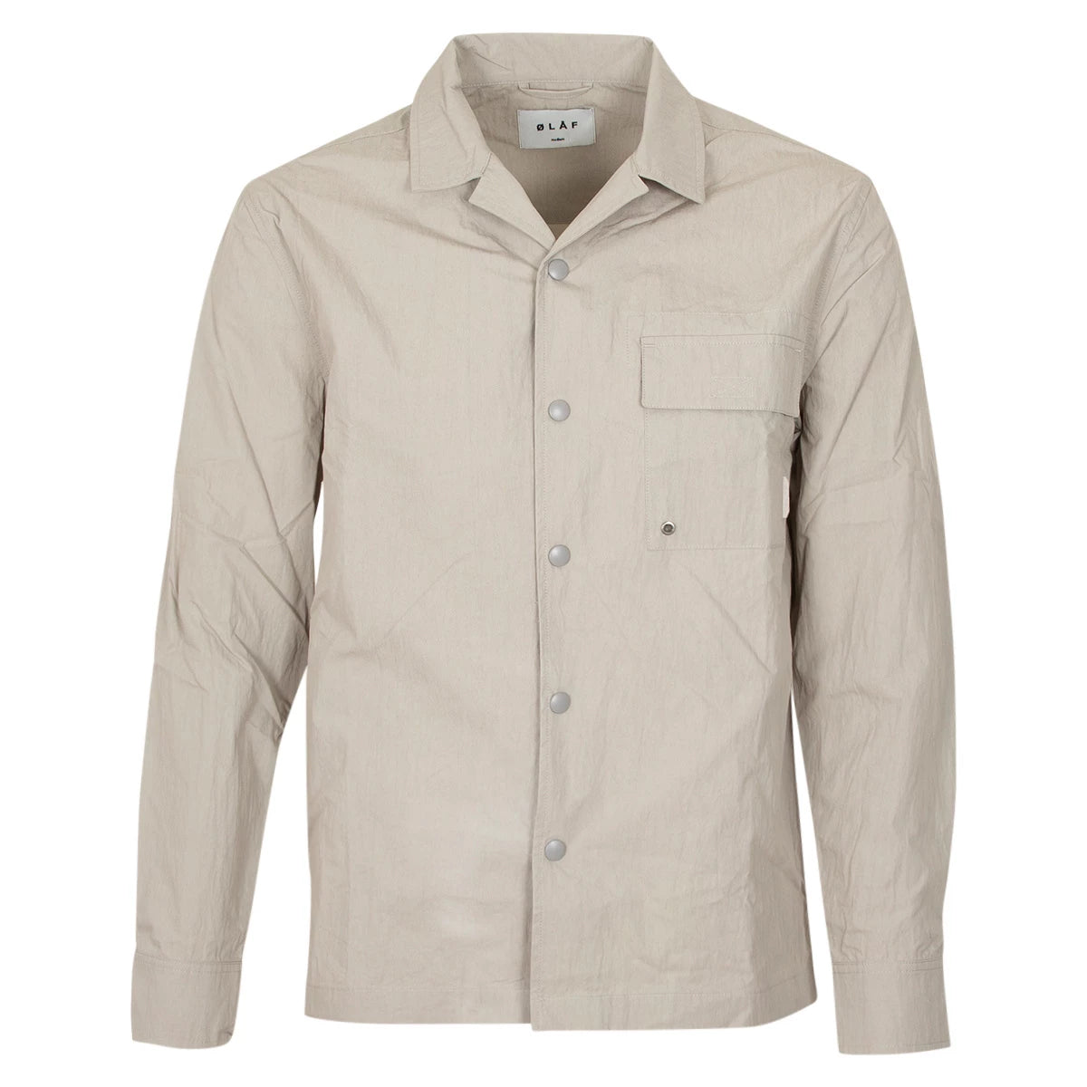 Olaf Cargo overshirt lichtgrijs