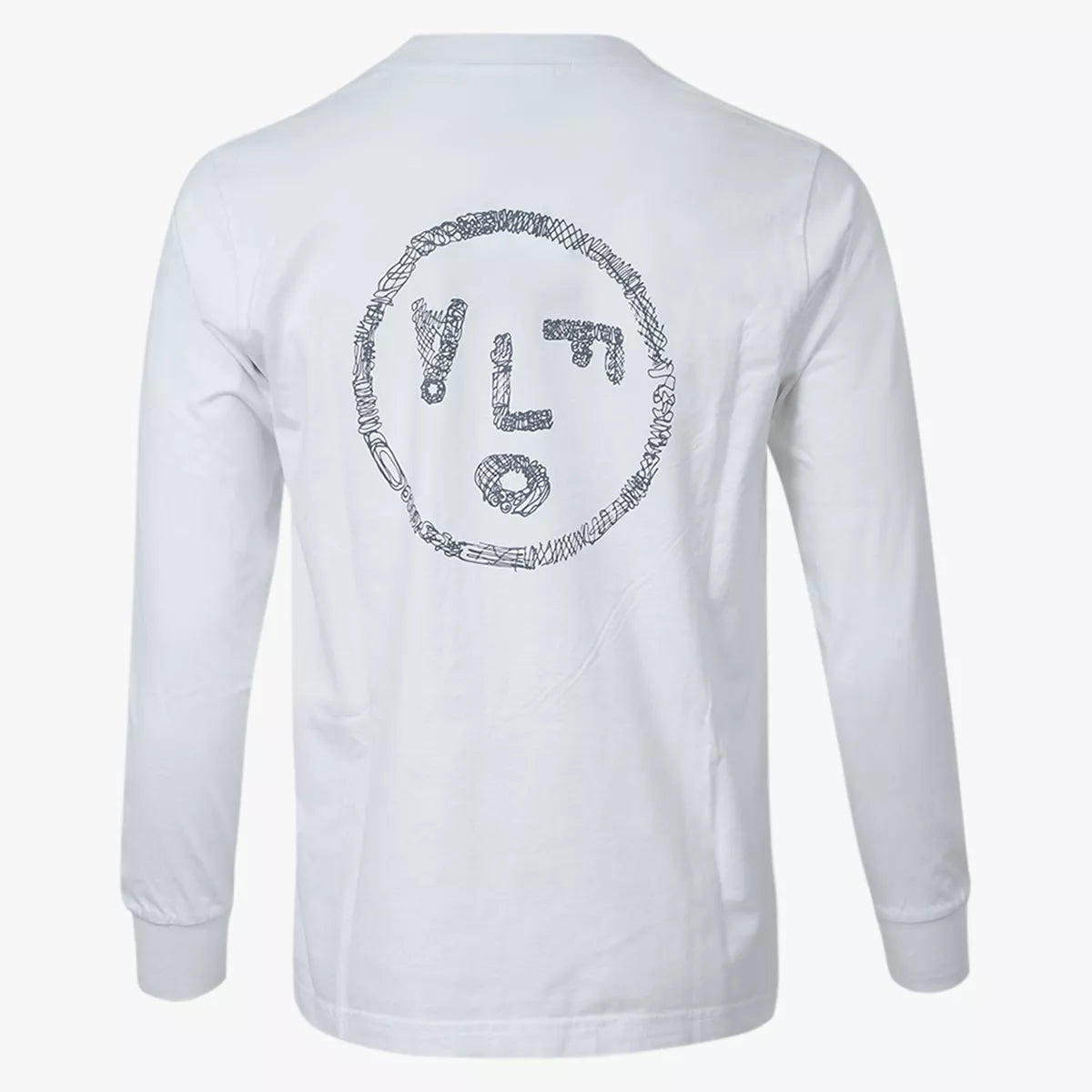 Olaf Longsleeve Wit | Scribble Face