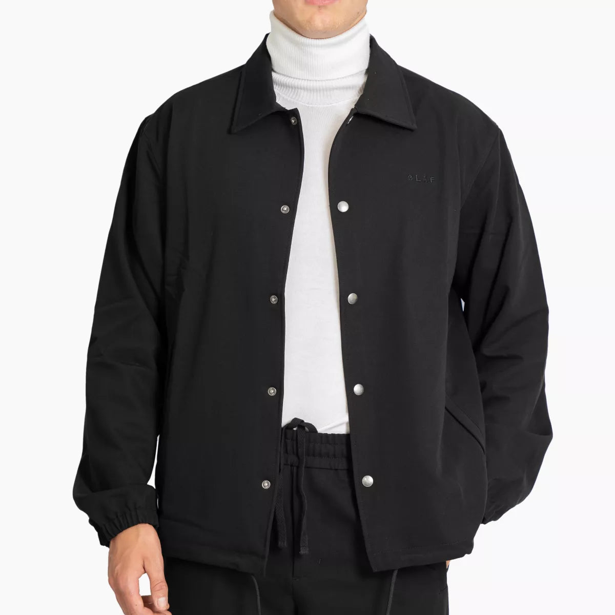 Olaf Overshirt Zwart | Coach Jacket