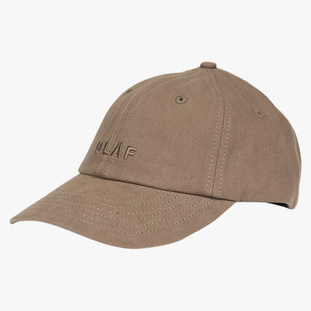 Olaf Pet Khaki | Herringbone Block Cap