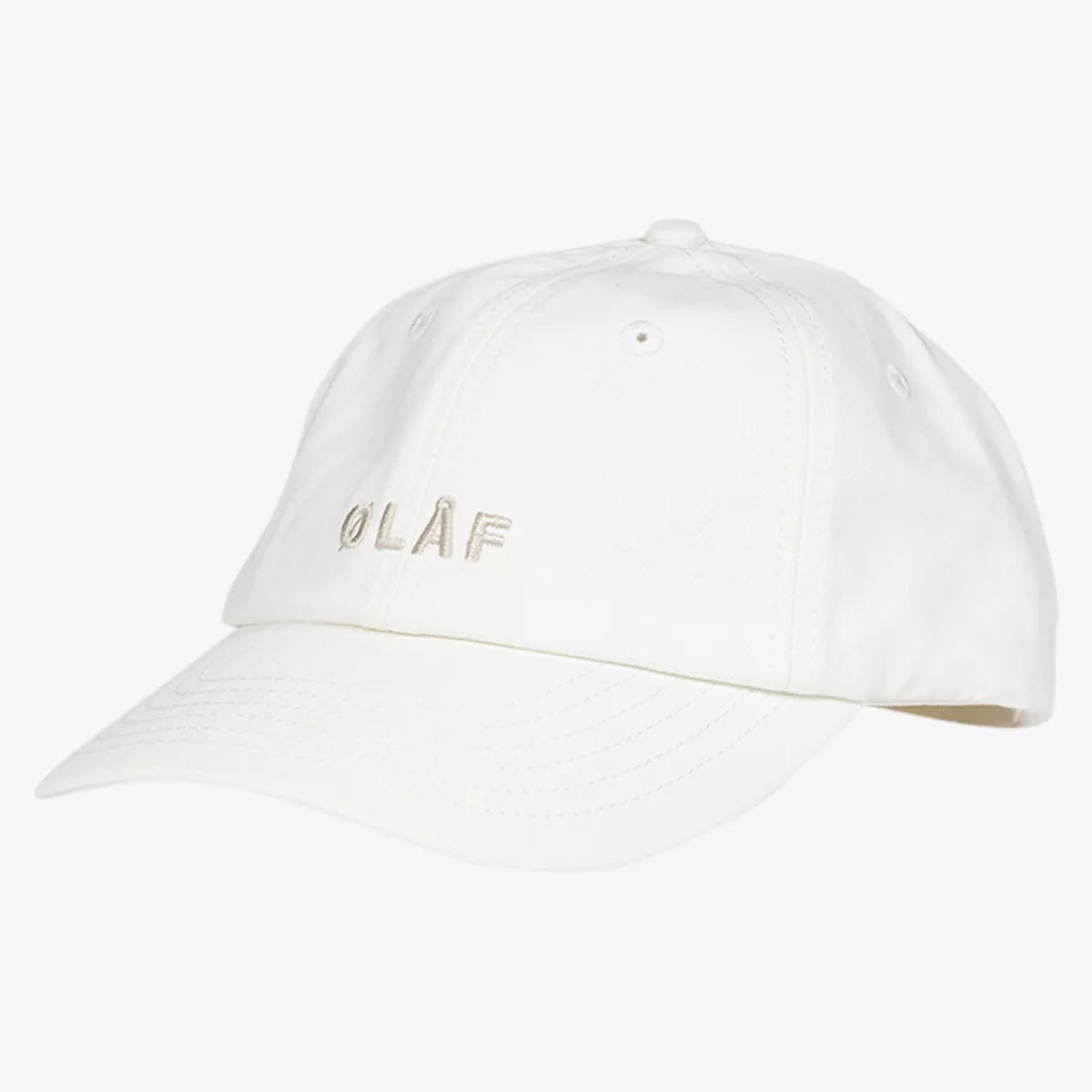 Olaf Pet Off-White | Herringbone Block Cap