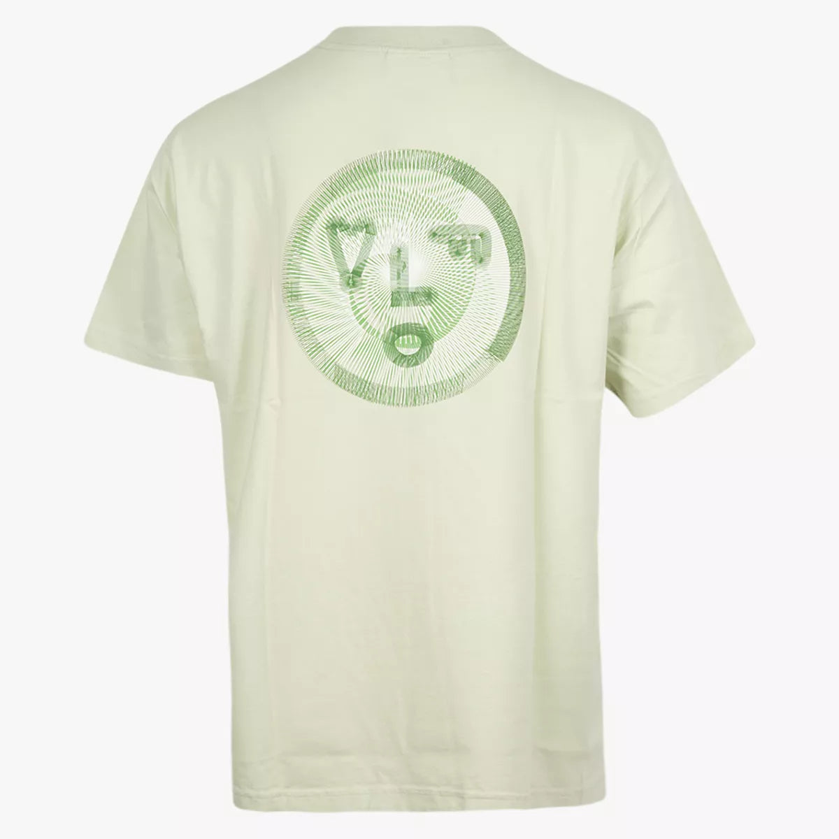 Olaf Shirt met Backprint Lichtgroen | Spiral Face