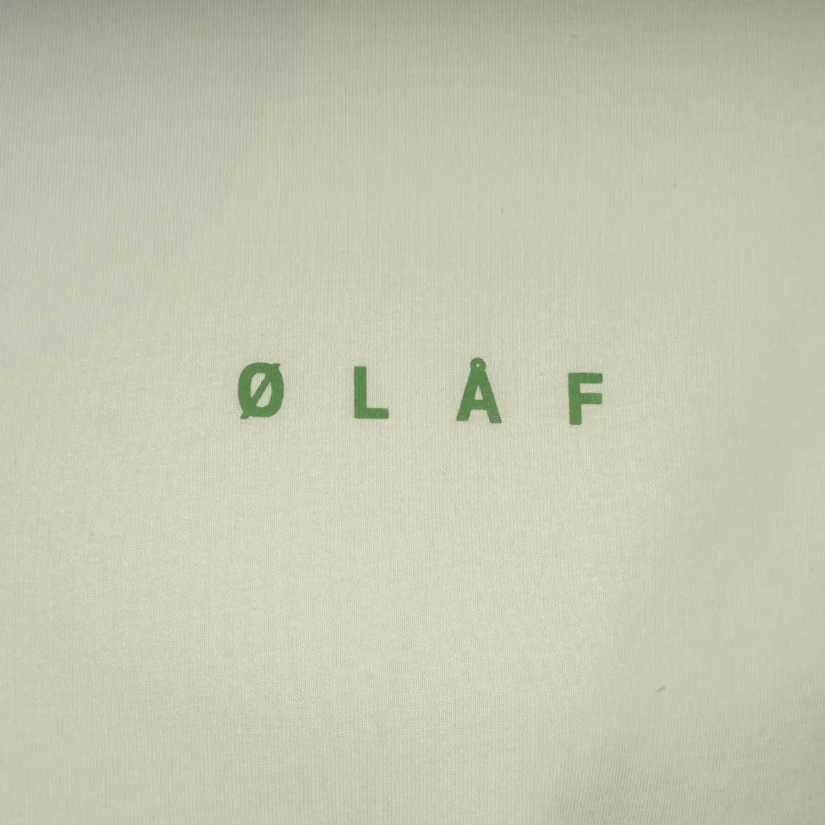 Olaf Shirt met Backprint Lichtgroen | Spiral Face