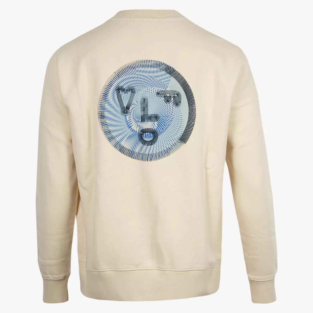 Olaf Sweater met Backprint Off-White | Spiral Face