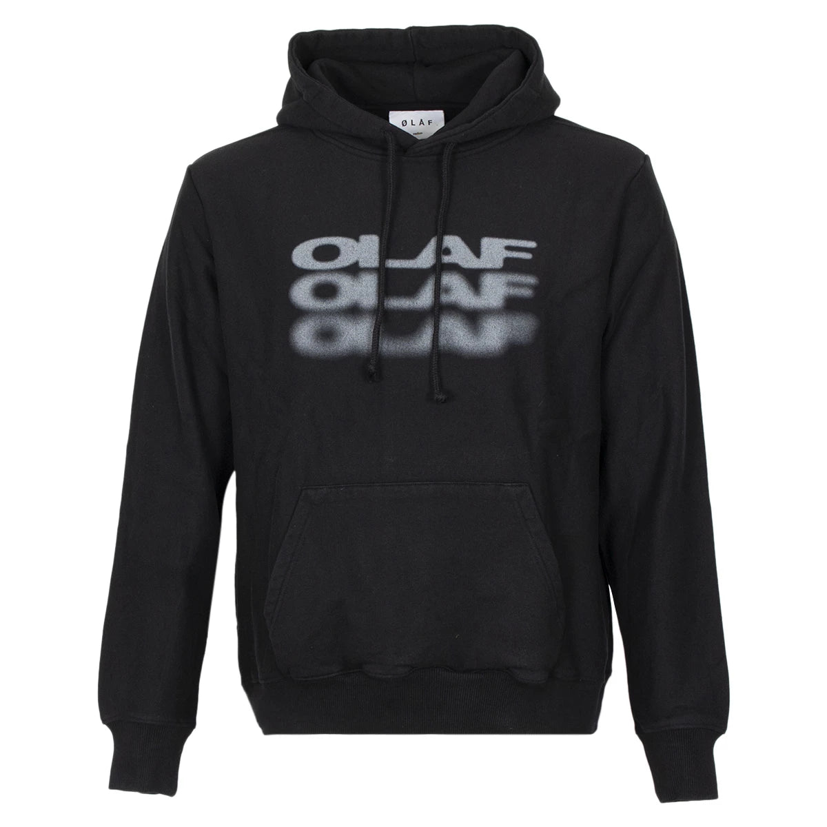 Olaf hoodie zwart | Blur logo