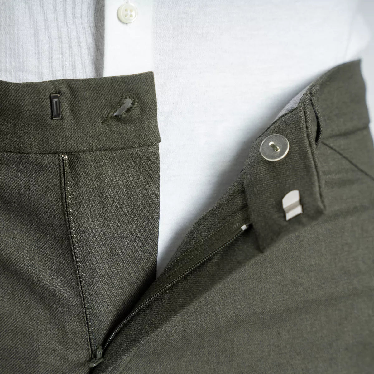 Plain Chino Donker Groen | JoshPL 438