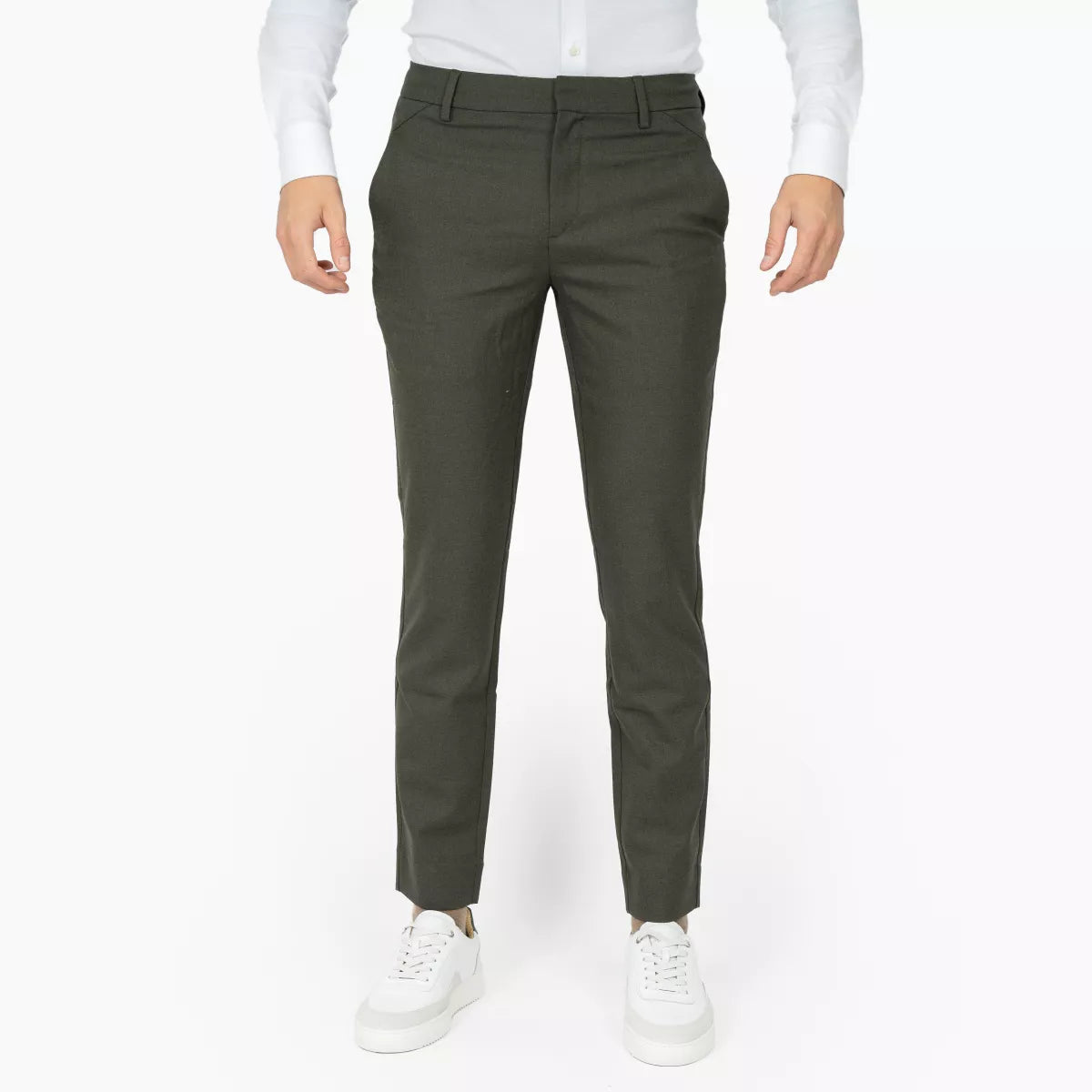 Plain Chino Donker Groen | JoshPL 438