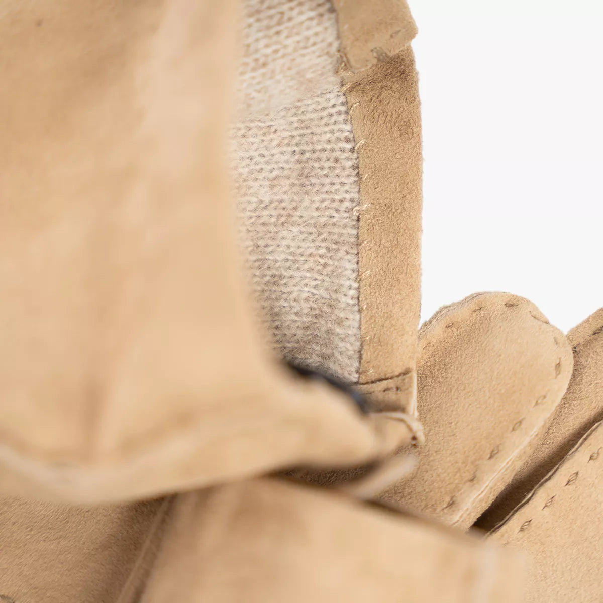 Profuomo Handschoenen Suede Camel