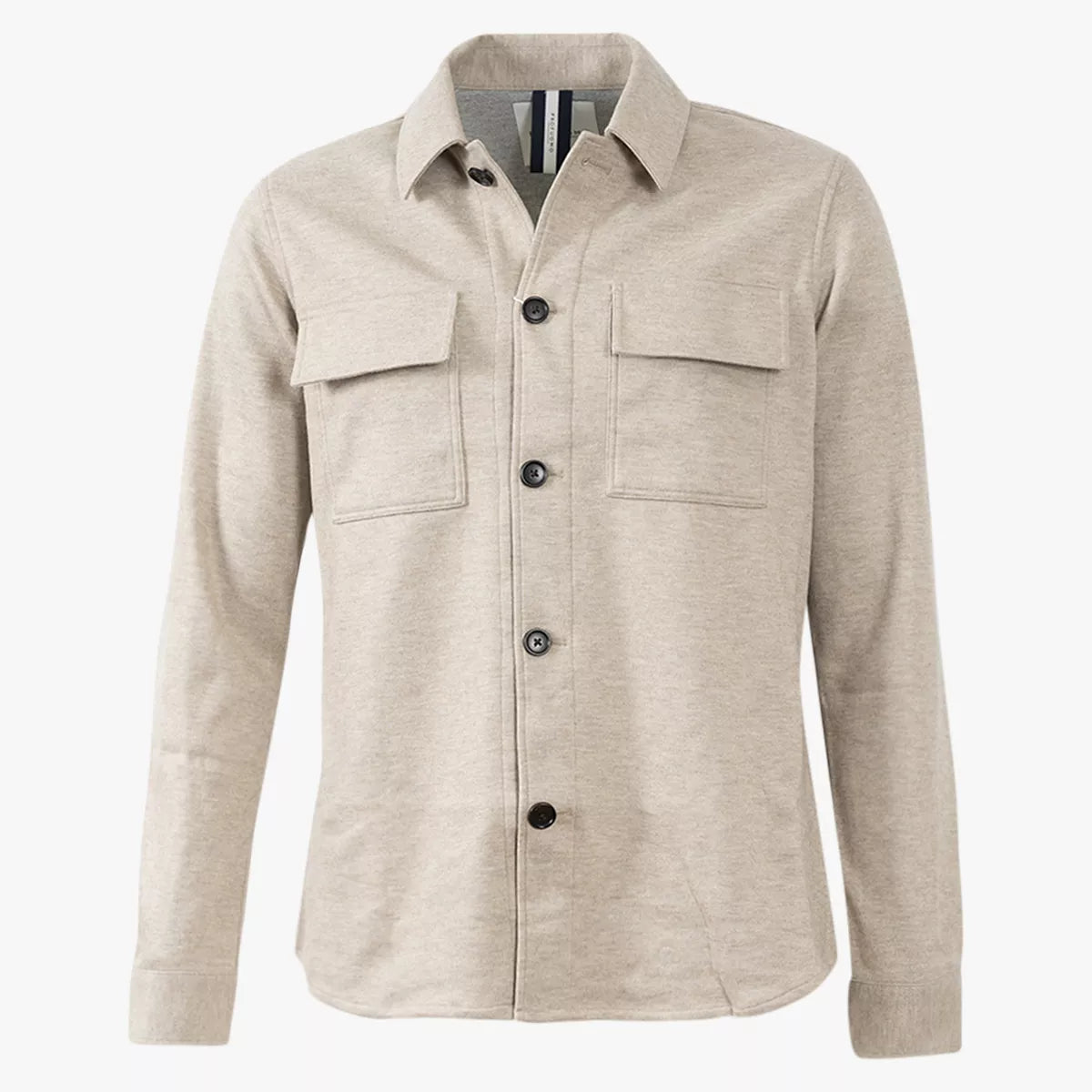 Profuomo Overshirt Beige | Knitted Shirt