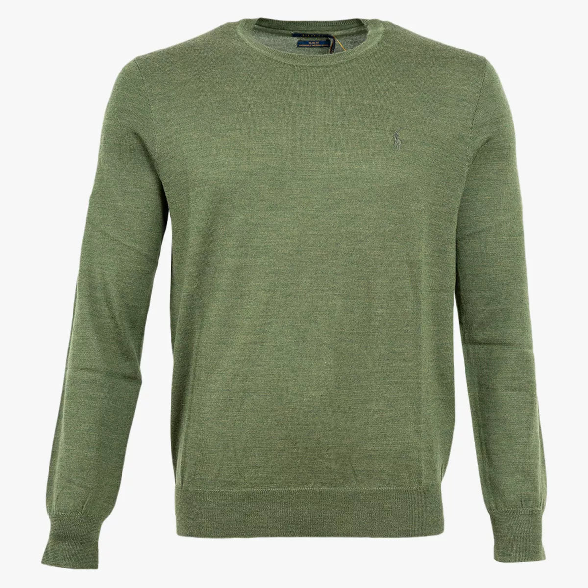 Ralph Lauren Gebreide Trui Olijf Groen | Slim Fit