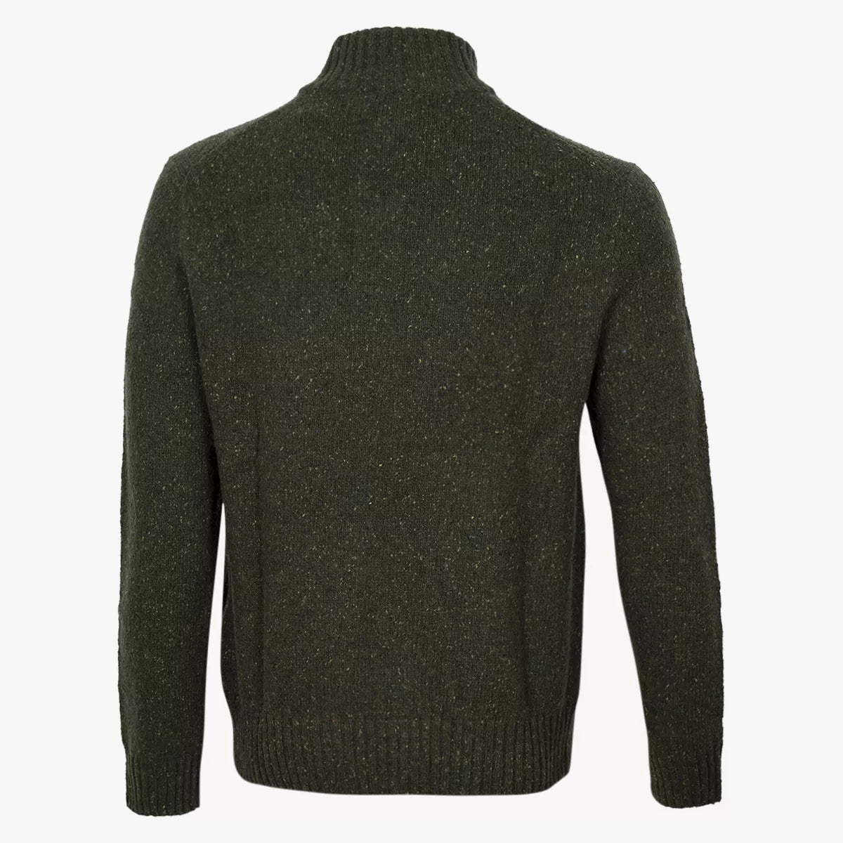 Ralph Lauren Gebreide Trui met Knopen Groen | Mockneck Jumper