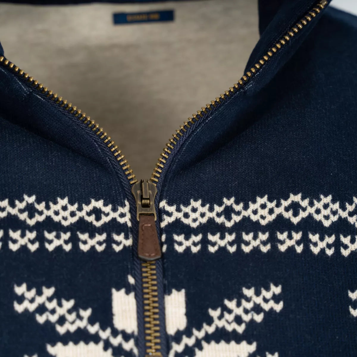 Ralph Lauren Gebreide Trui met Rits | Snowflake