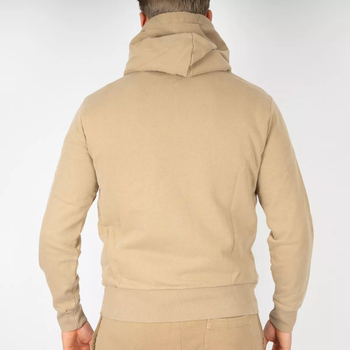 Ralph Lauren Hoodie Beige | Loopback Fleece