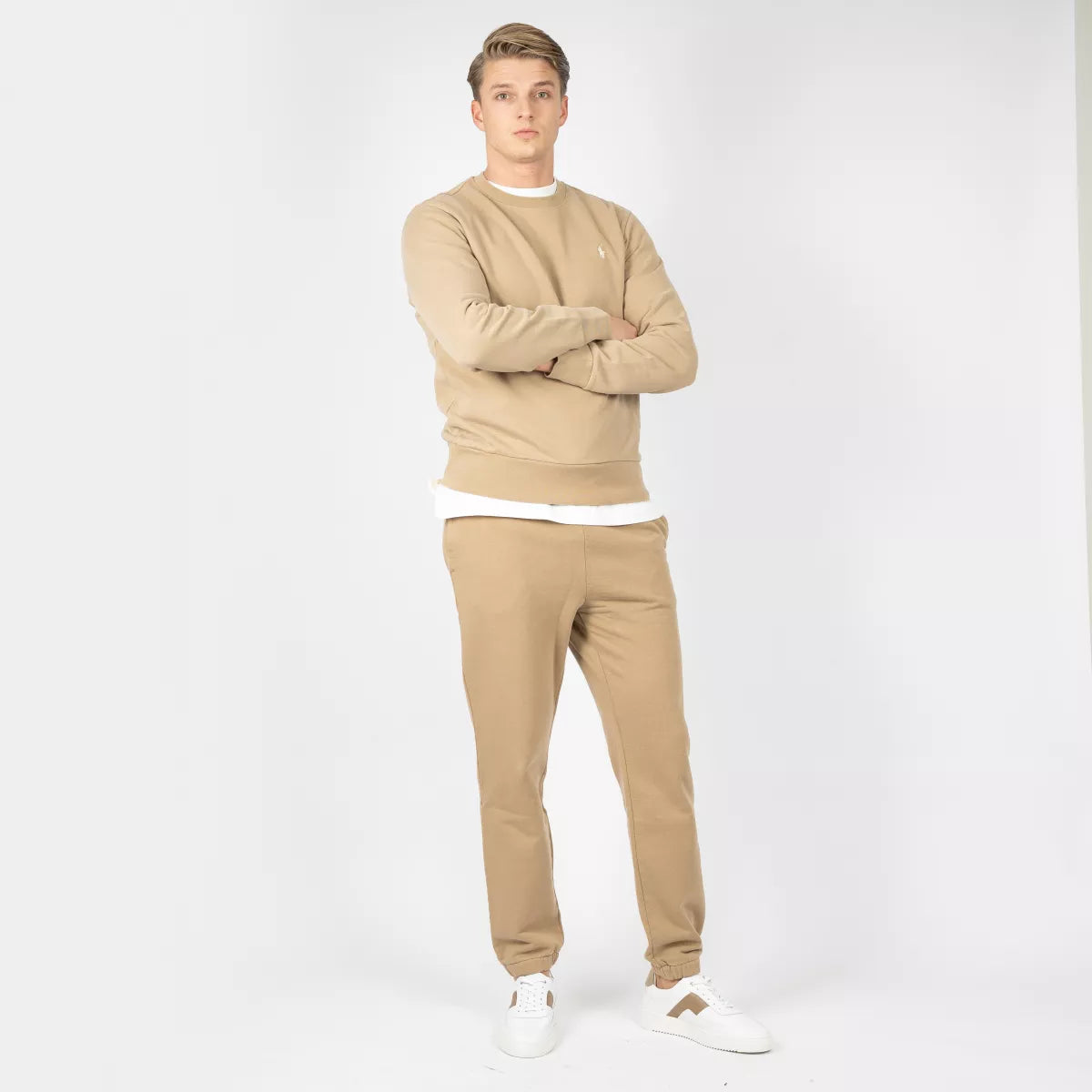 Ralph Lauren Joggingbroek Beige | Loopback Fleece