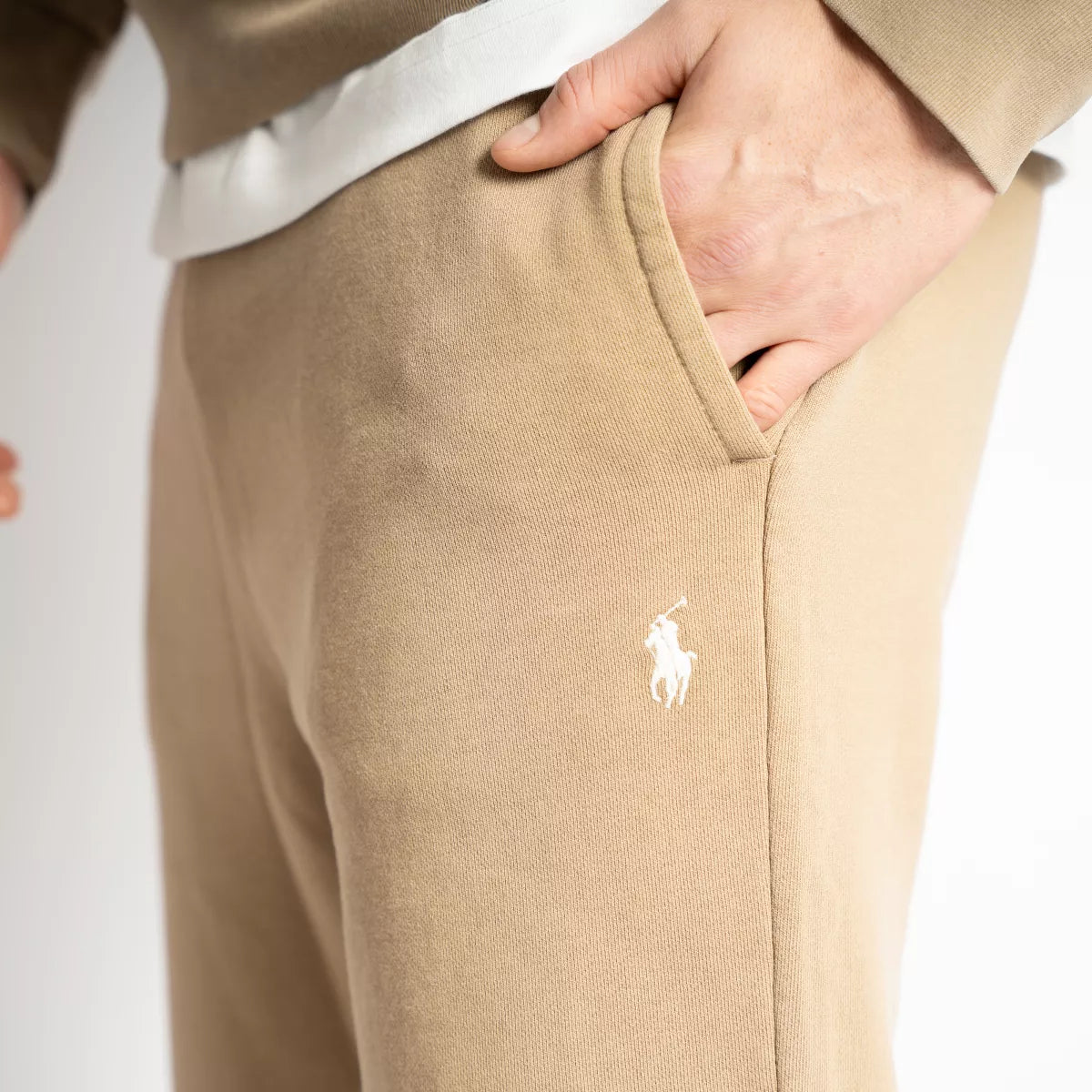 Ralph Lauren Joggingbroek Beige | Loopback Fleece