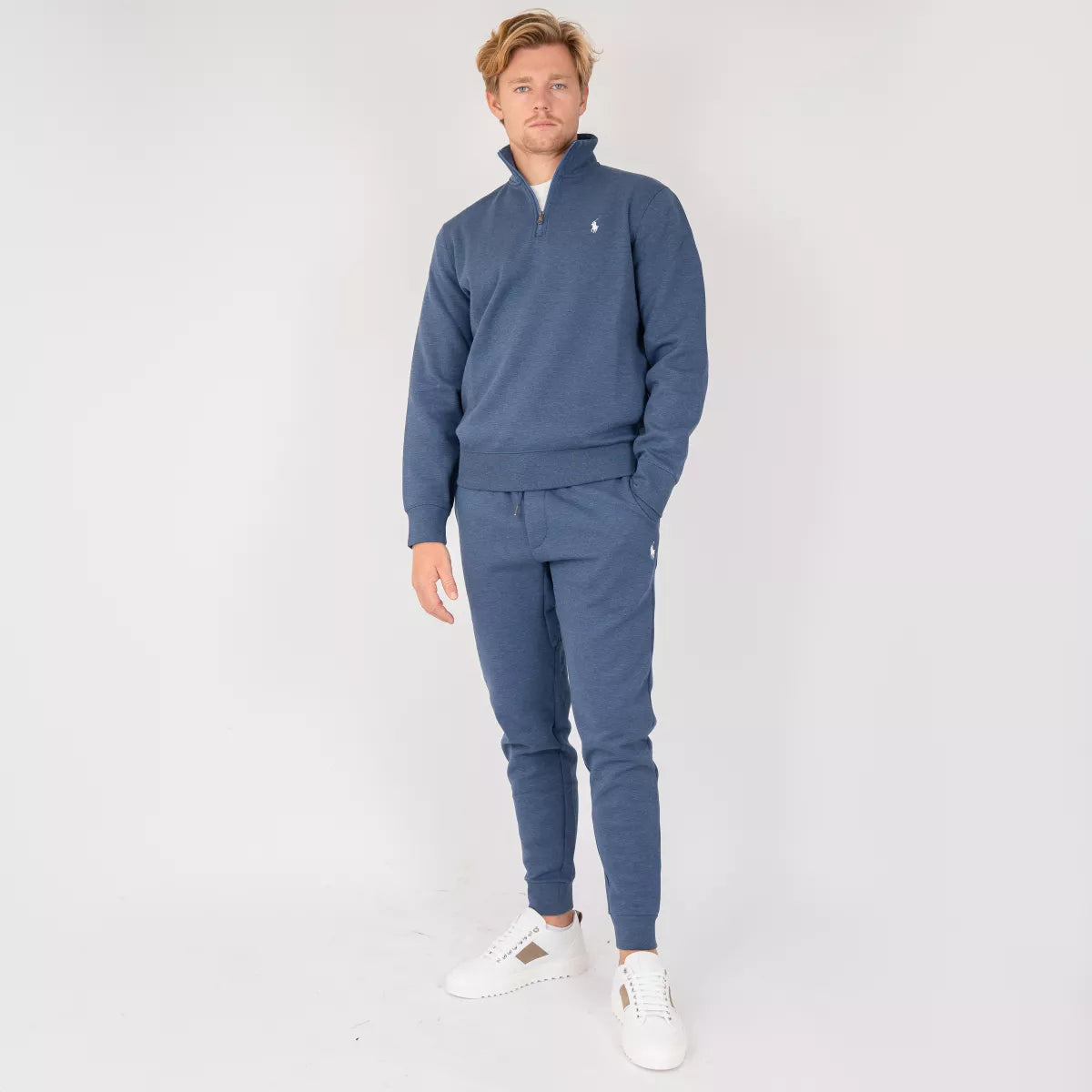 Ralph Lauren Joggingbroek Middenblauw | Double-Knit Joggers