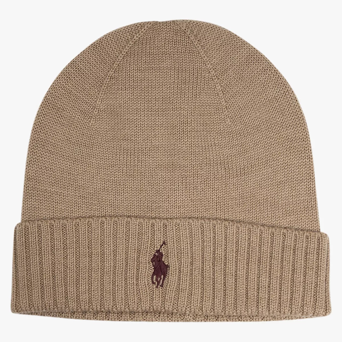 Ralph Lauren Muts Camel | Signature Beanie